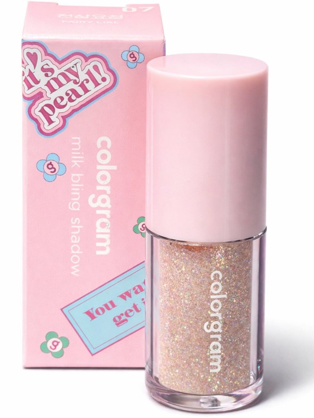 Colorgram Milk Bling Shadow 07 Fairy Like – Liquid Glitter Eyeshadow – K‑Beauty
